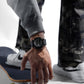 Naviforce 7133 Phantom X Men Silicone Watch - Grey Black