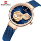 Naviforce 5013 Venica Floral Women Watch - Blue