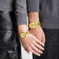 Naviforce 9239 Cupid Couple Watch - Gold