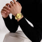 Naviforce 9231 TerraTime Men Watch - Gold