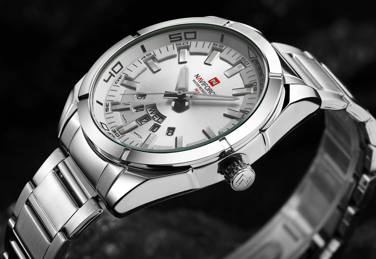 Naviforce NF9038 Sterling Men Watch - Silver