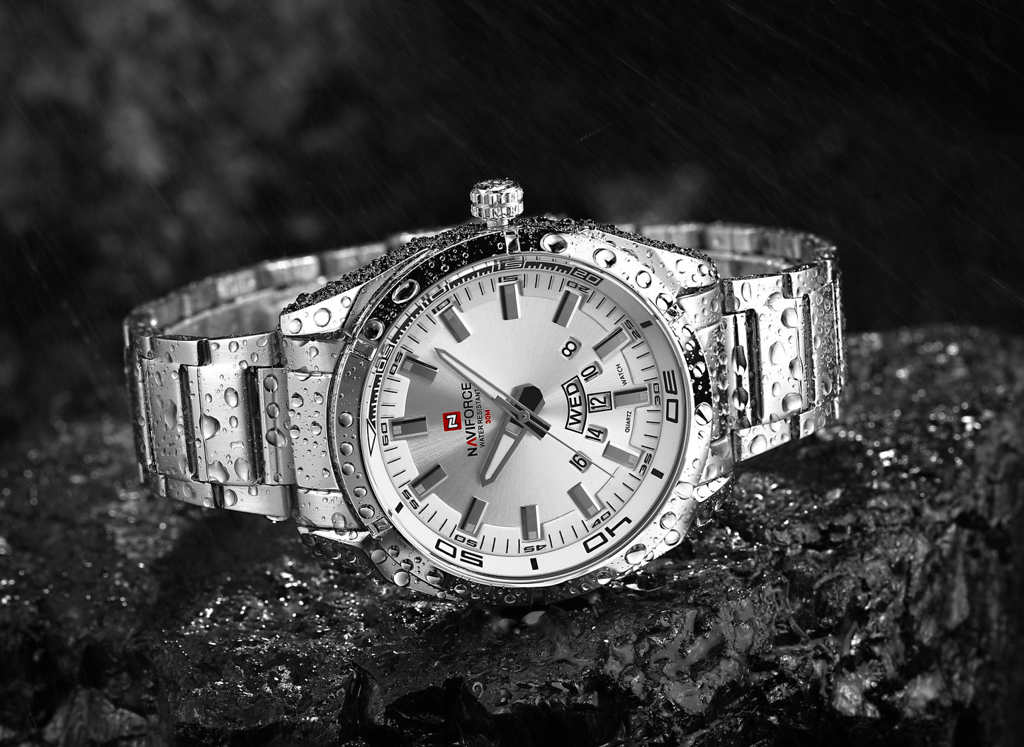 Naviforce NF9038 Sterling Men Watch - Silver