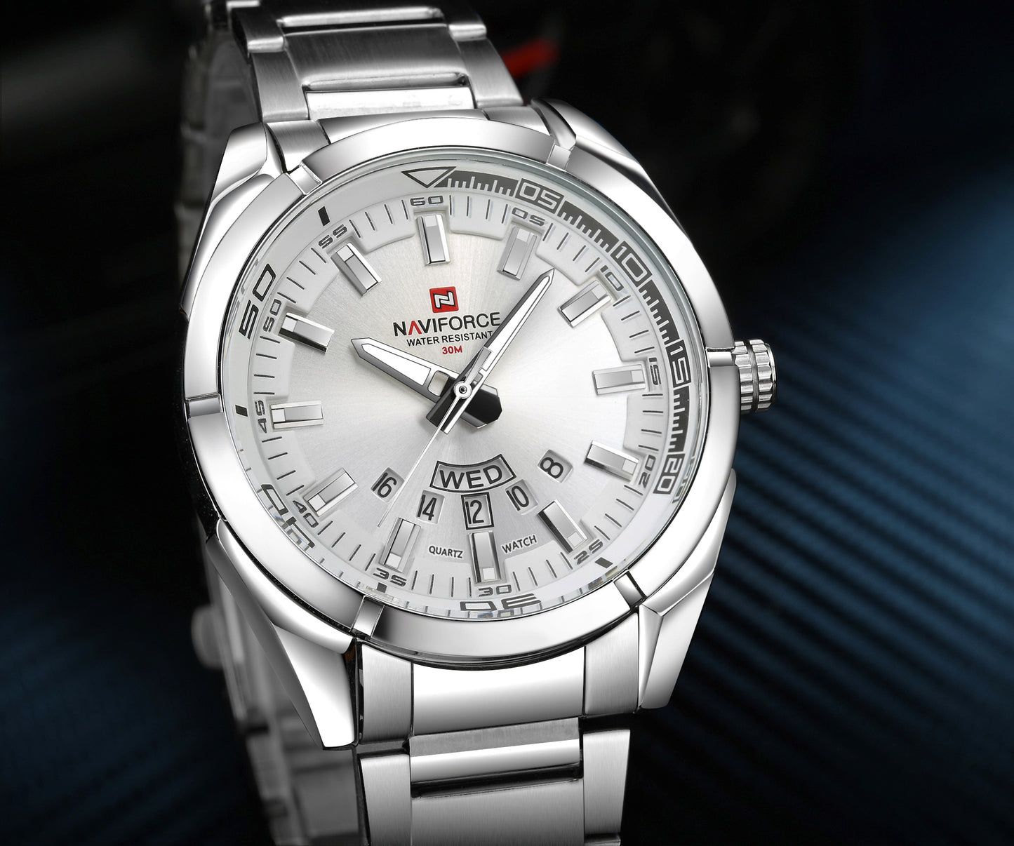 Naviforce NF9038 Sterling Men Watch - Silver