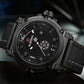 Naviforce 9099 Vortex Men Leather Watch - Black