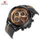Naviforce 9110 Titanium Men Watch - Black RoseGold