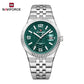 Naviforce 9277 Lotus Men Watch - Silver Green