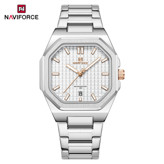 Naviforce 5053 Bold Women Watch - Silver