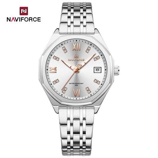 Naviforce 5052 Preston Women Watch - Silver
