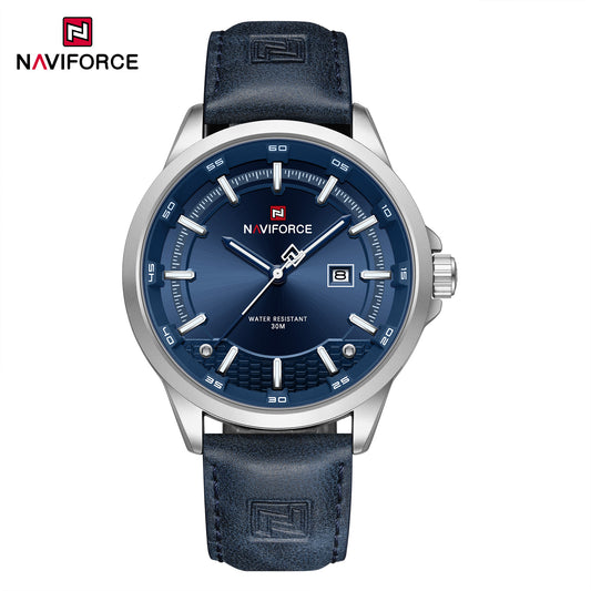 Naviforce 9248 The Gemine Men Watch - Blue
