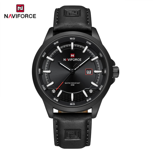 Naviforce 9248 The Gemine Men Watch - Black