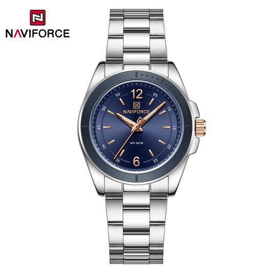 Naviforce 5062 Eminent Women Watch - Silver Blue