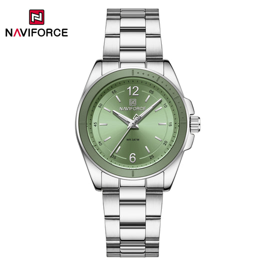 Naviforce 5062 Eminent Women Watch - Silver Green