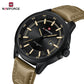 Naviforce 9248 The Gemine Men Watch - Tanbrown