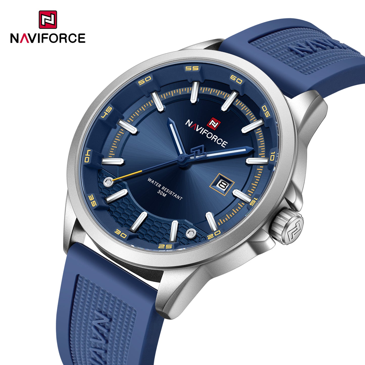 Naviforce 9248T The Gemine Men Watch - Blue