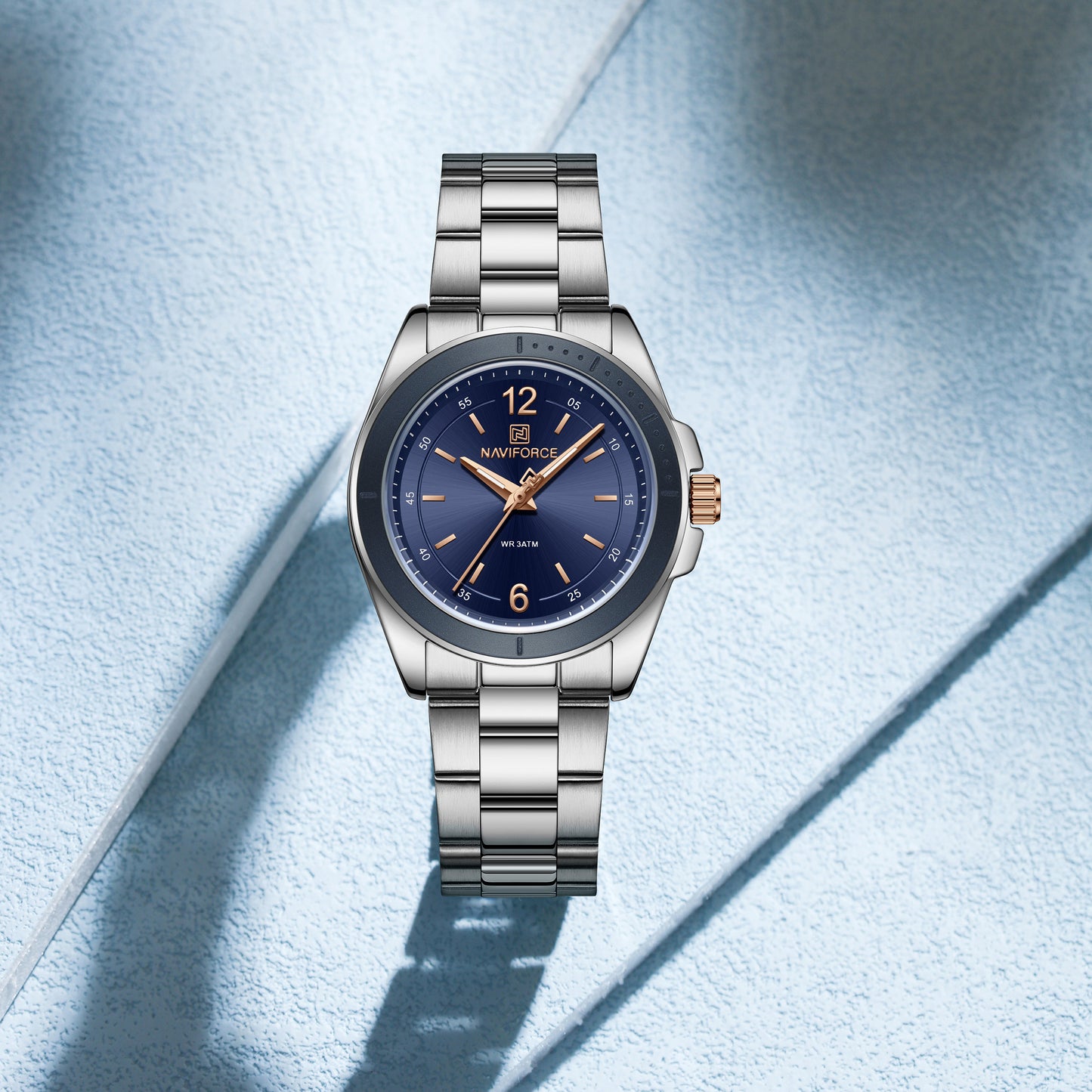 Naviforce 5062 Eminent Women Watch - Silver Blue