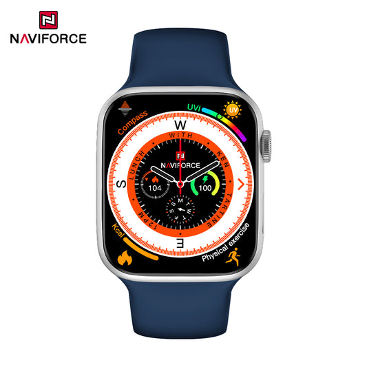 Naviforce NT14 XtremePro Smart Watch - Silver Blue