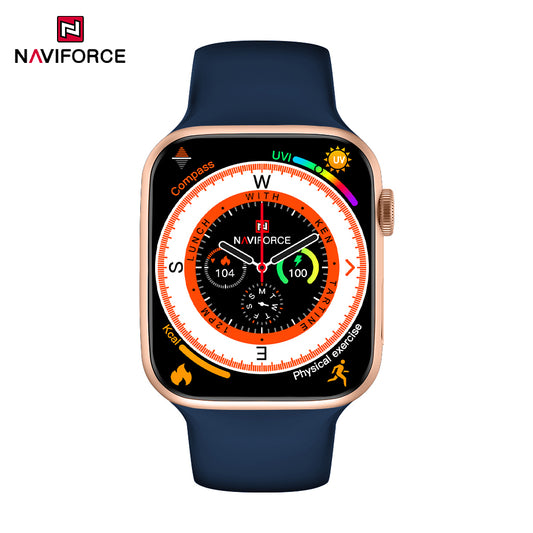 Naviforce NT14 XtremePro Smart Watch - RoseGold Blue