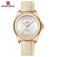 Naviforce 5068 Spark Women Watch - Cream RoseGold