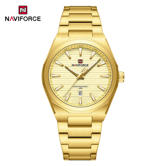 Naviforce 9274 Executive Men Watch - Gold