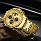Naviforce 9197 Electron Men Watch - Gold
