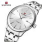 Naviforce 9230 Gamora Quartz Analog Men Watch - Silver