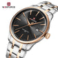 Naviforce 9230 Gamora Quartz Analog Men Watch - RoseGold Black