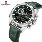 Naviforce 9262L Voyager Men Leather Watch - Green