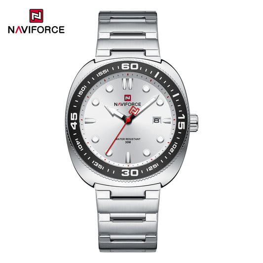 Naviforce 9250 Zala Men Watch - Silver