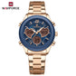 Naviforce NF5045 Lovie Women Watch - RoseGold Blue