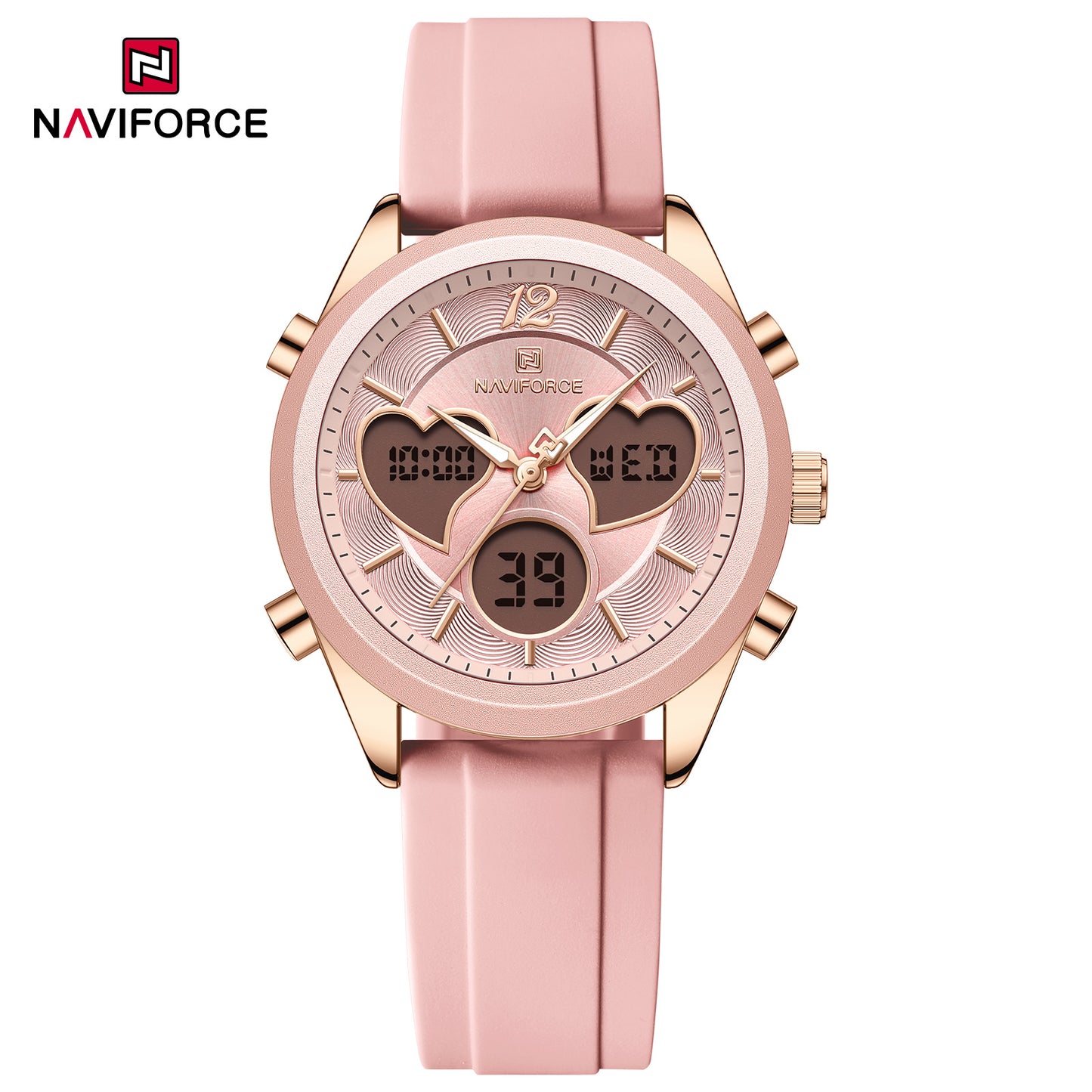 Naviforce NF5045T Lovie Women Watch - Baby Pink Rosegold