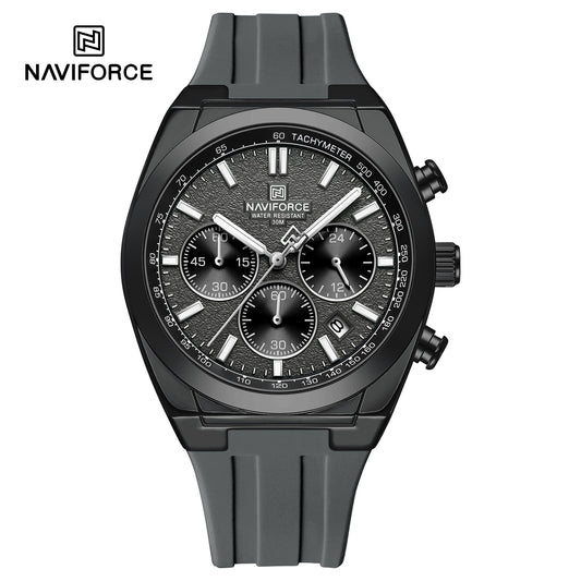 Naviforce 8080 Elite Men Watch - Black Grey
