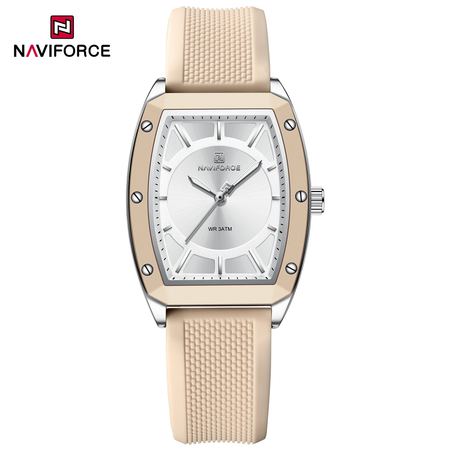Naviforce 5049 Caravelle Women Watch - Cream White face
