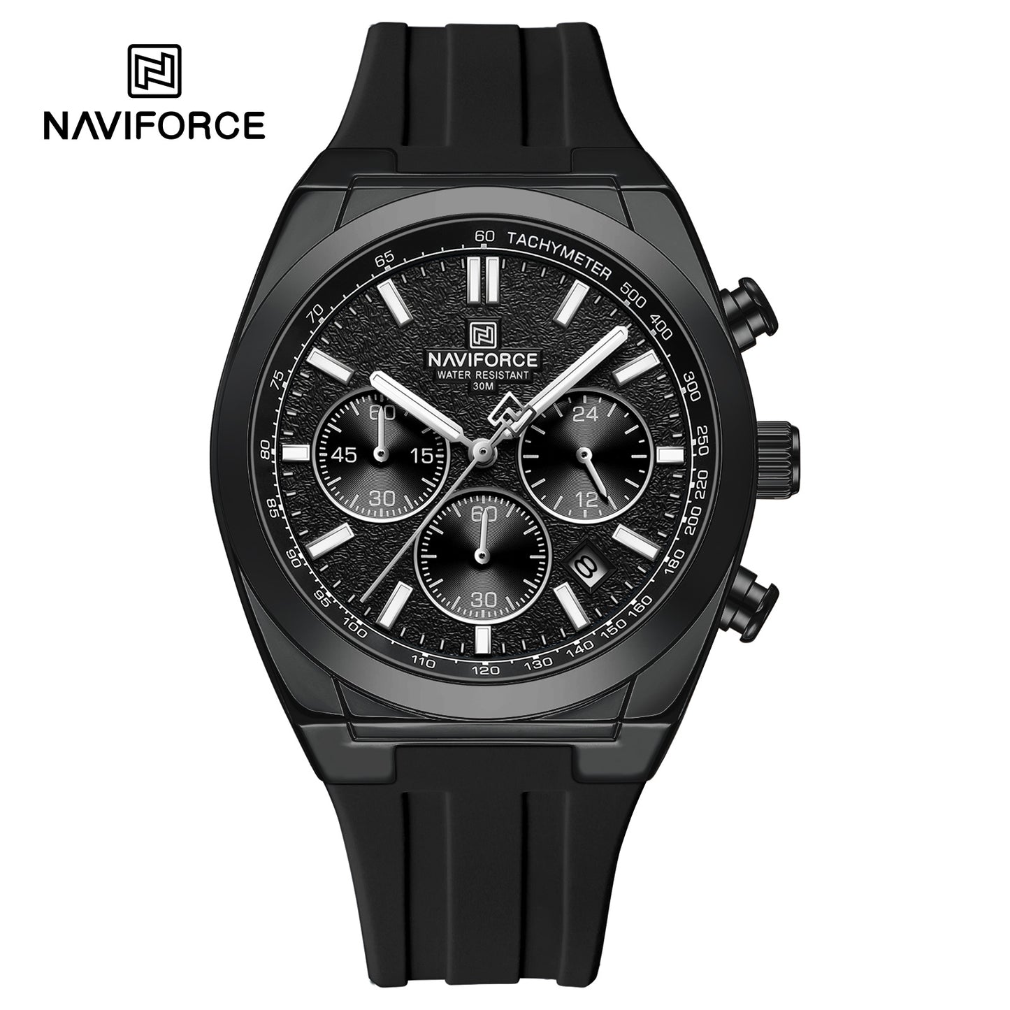 Naviforce 8080 Elite Men Watch - Black