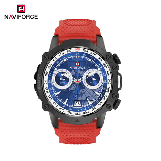Naviforce NT10 SportPro Smart Watch - Black Red