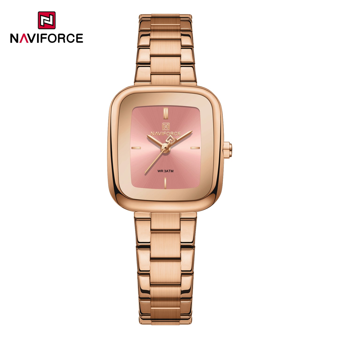 Naviforce 5075 Mira Women Watch - RoseGold Peach