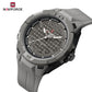 Naviforce 7126 Haute Silicone Men Watch - Grey