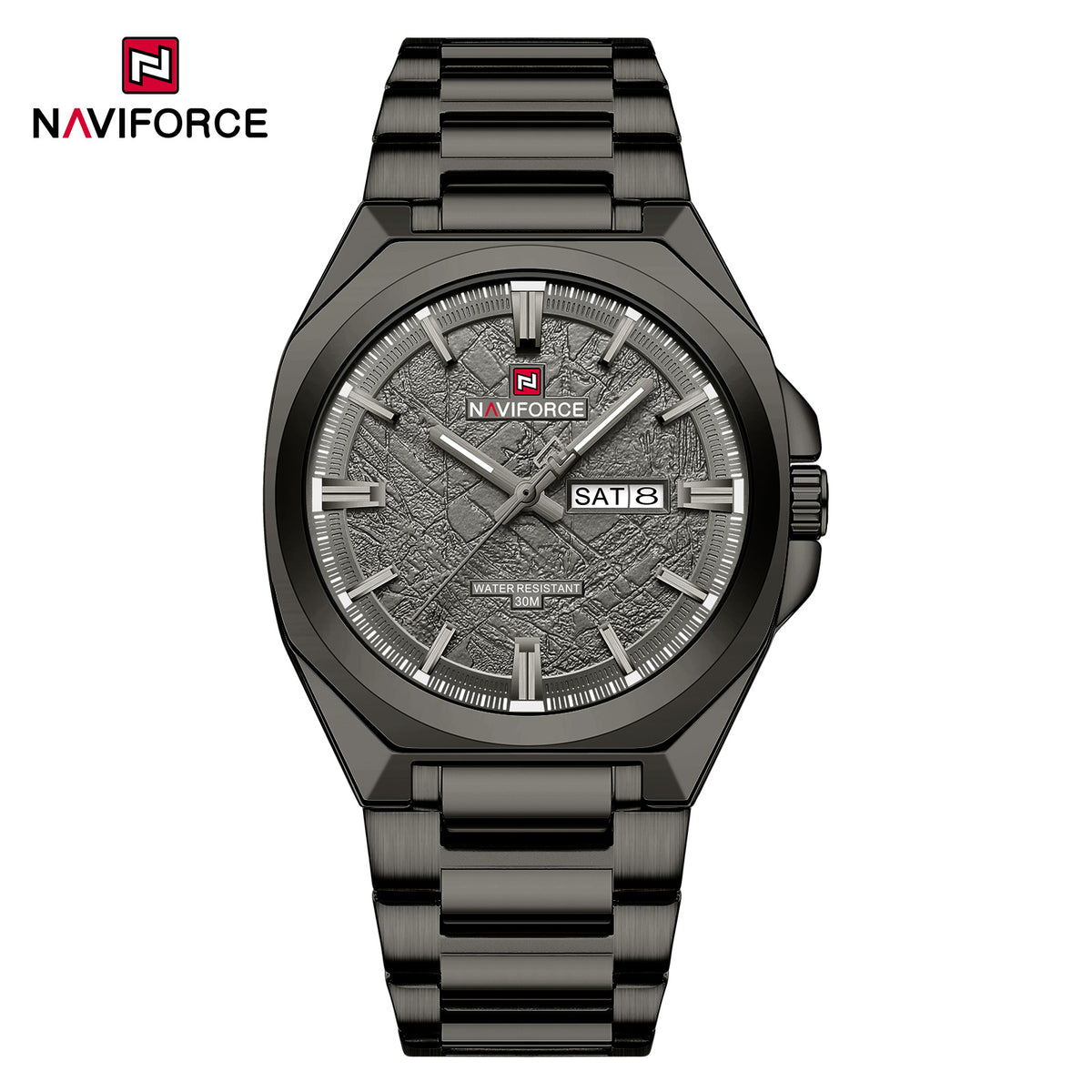 Naviforce 9273 Gentleman Edition Men Watch - Black