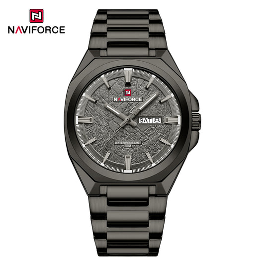 Naviforce 9273 Gentleman Edition Men Watch - Black