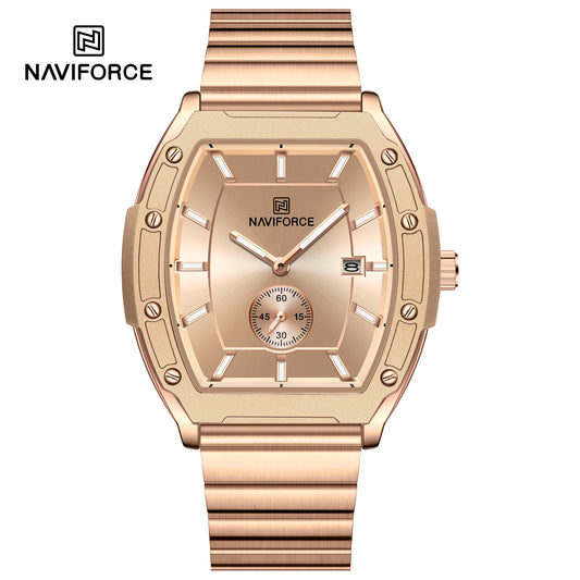 Naviforce NF8068 Paris Couple Watch - Rosegold