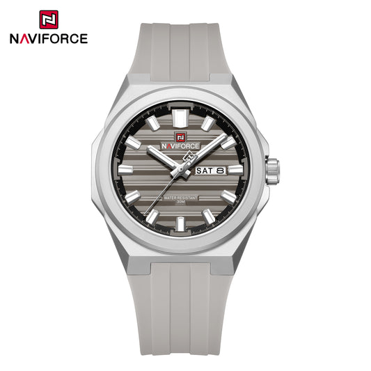 Naviforce 9279 Expenditure Men Watch - Light-grey
