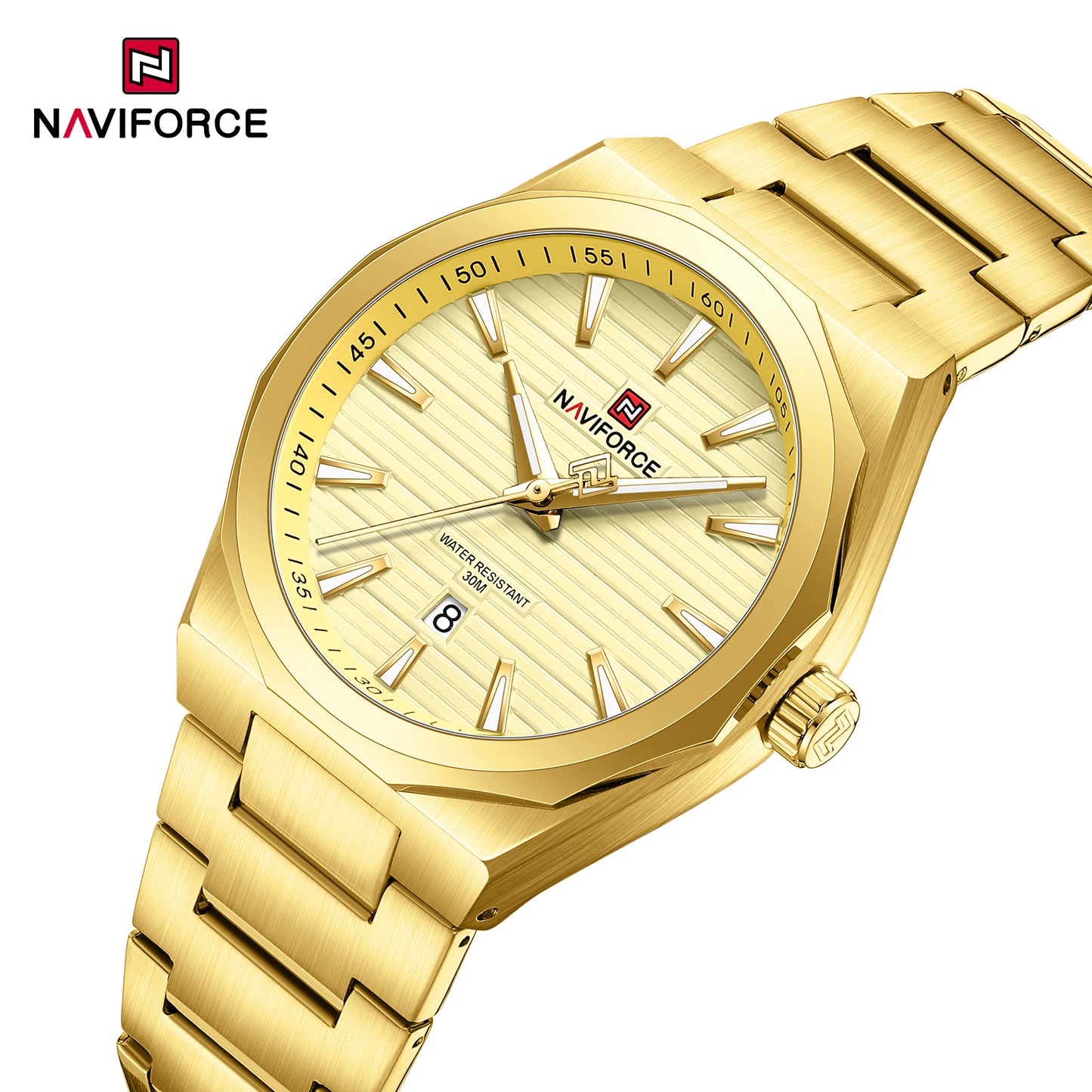 Naviforce 9274 Executive Men Watch - Gold