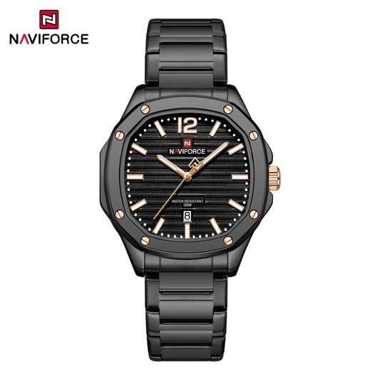 Naviforce 9243S Pantom Men Watch - Black