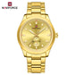 Naviforce 9231 TerraTime Men Watch - Gold