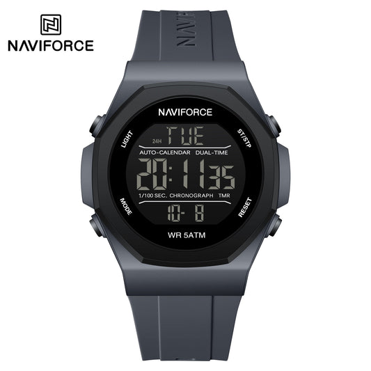 Naviforce NF7117 Volda Digital Men Watch - Dark Grey
