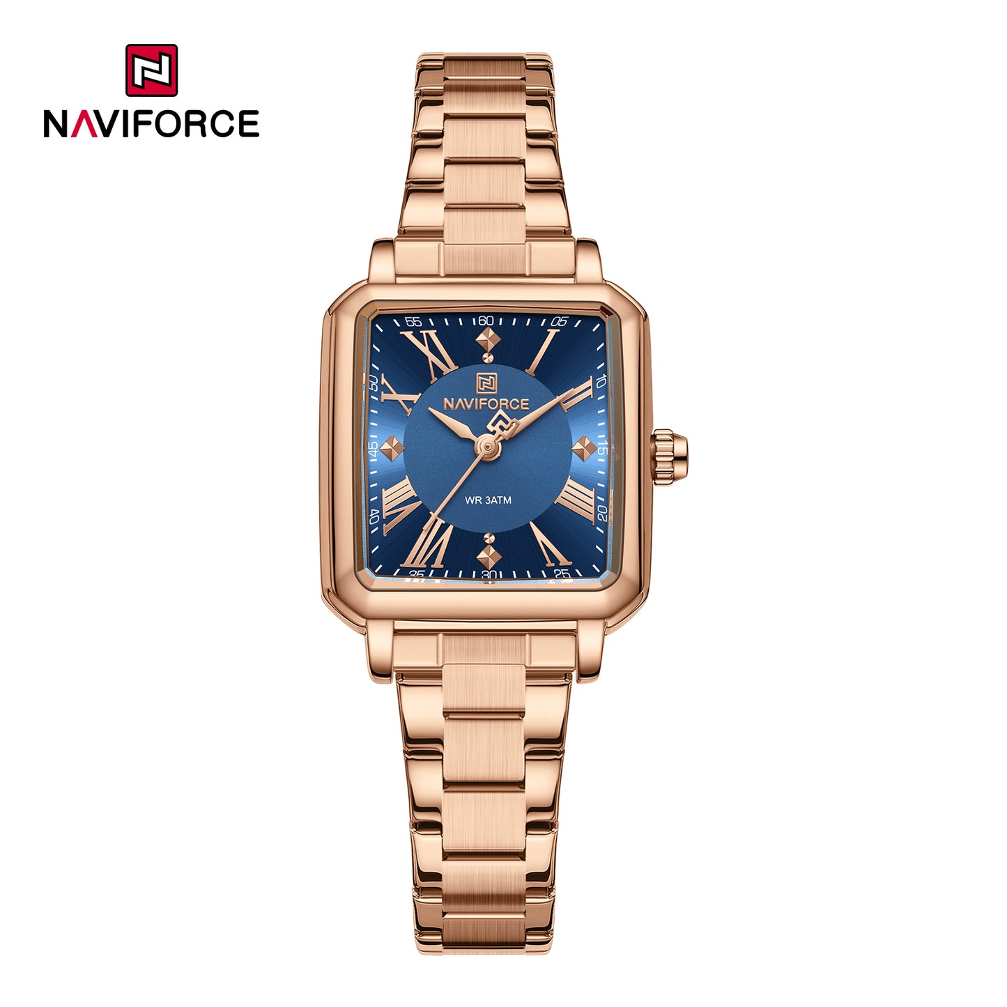 Naviforce 5065 Classique Women Watch - RoseGold Blue
