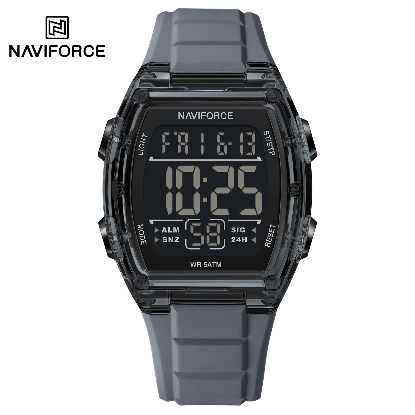 Naviforce 6106 Mito Digital Men Watch - Grey