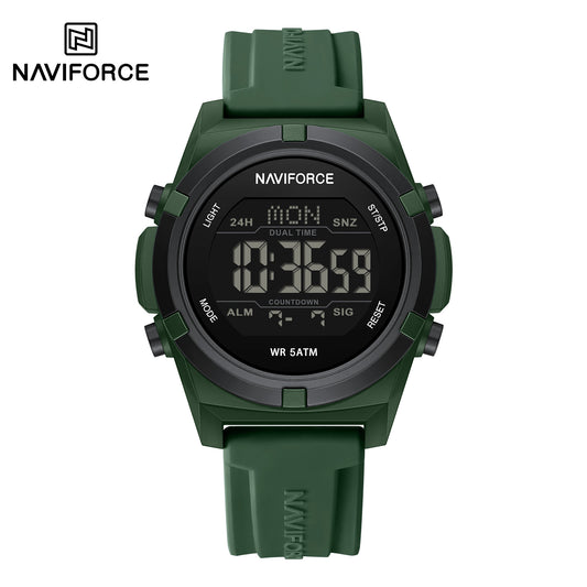 Naviforce 7127 Matrix Digital Watch - Green