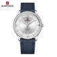 Naviforce 9272L Spectra Men Leather Watch - Blue