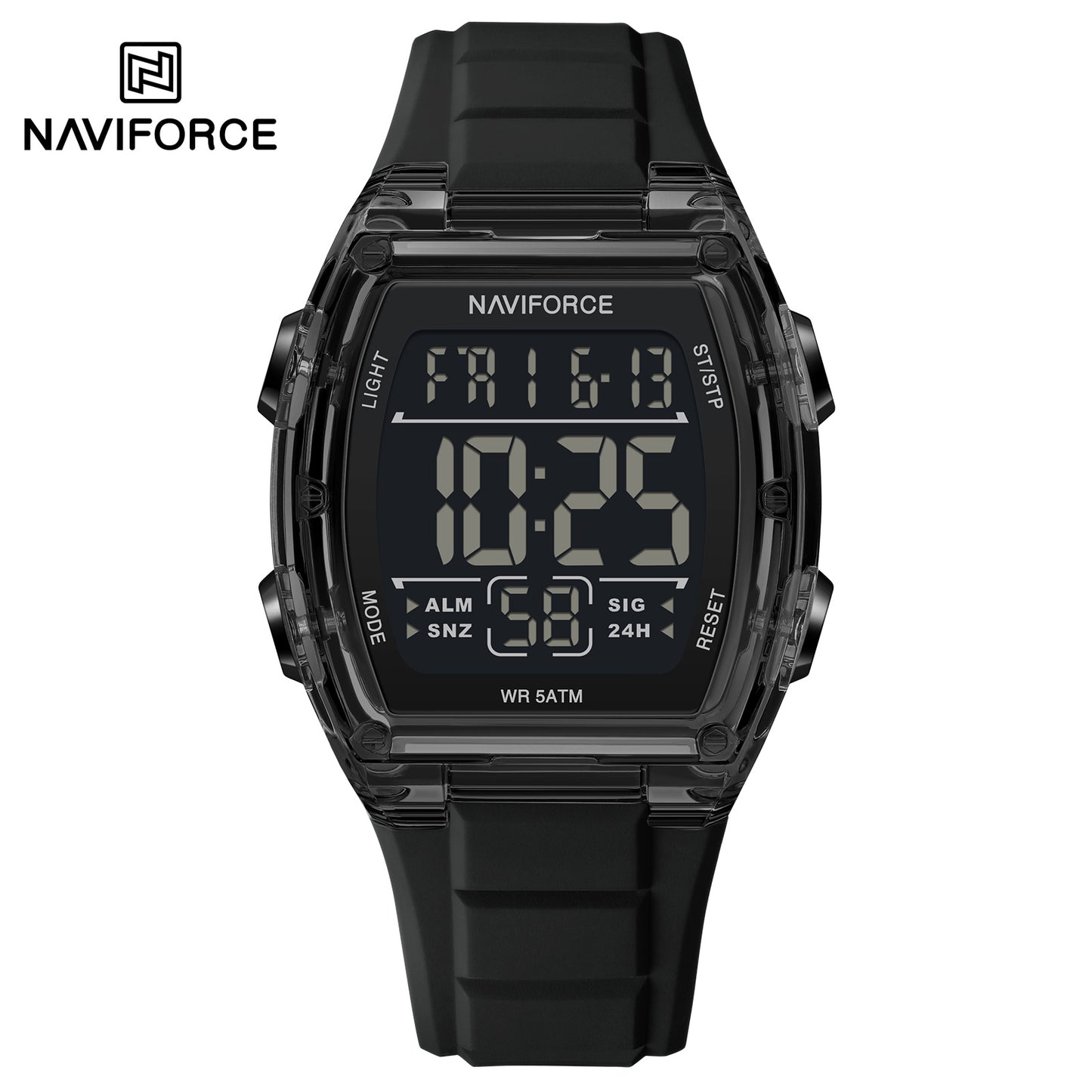 Naviforce 6106 Mito Digital Men Watch - Black