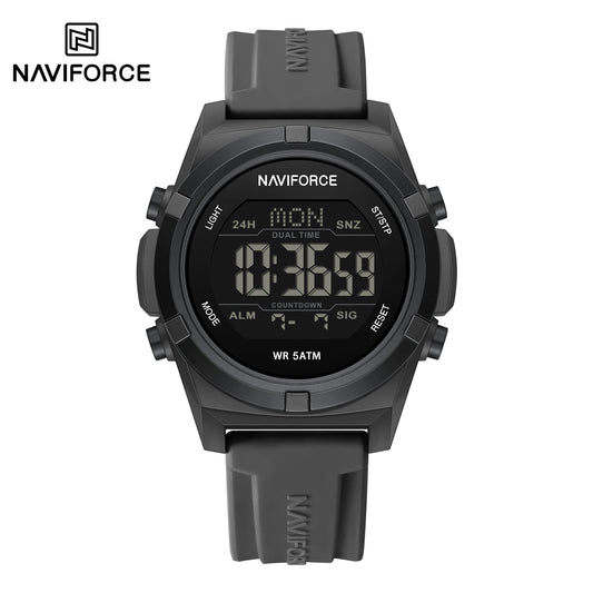 Naviforce 7127 Matrix Digital Watch - Dark Grey